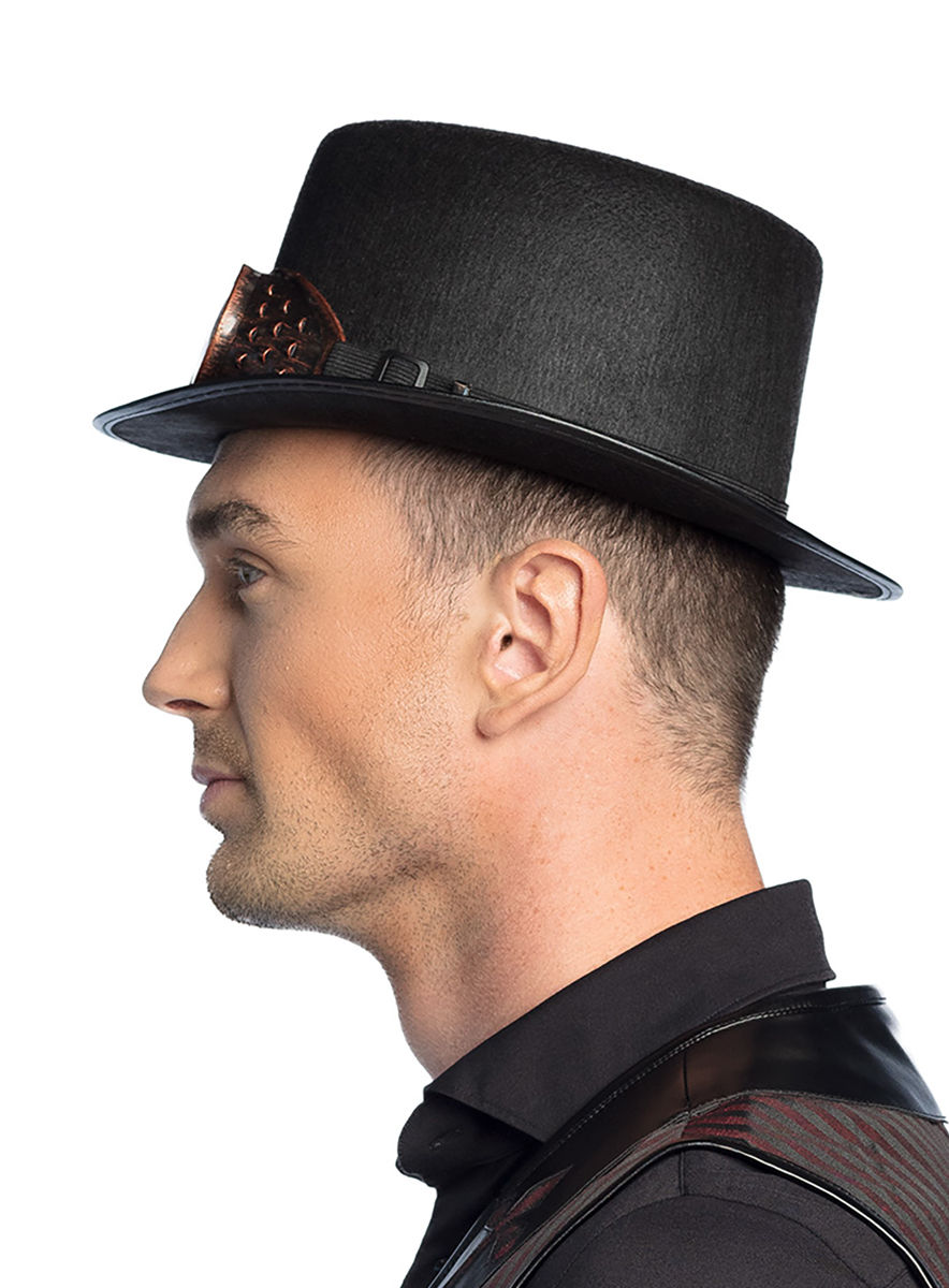 Steampunk Kutscherhut mit Brille