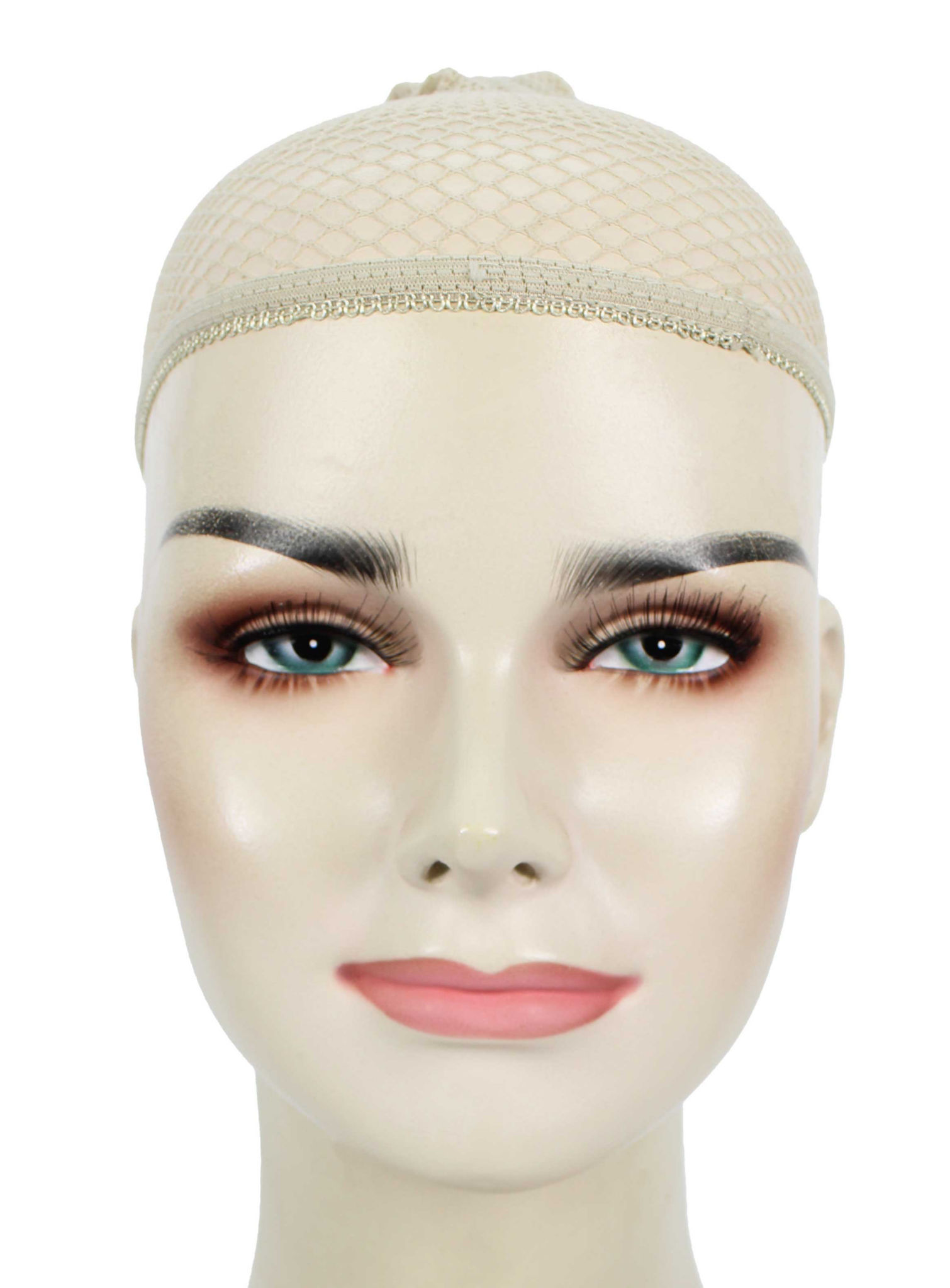 Haarnetz für Perücken beige
