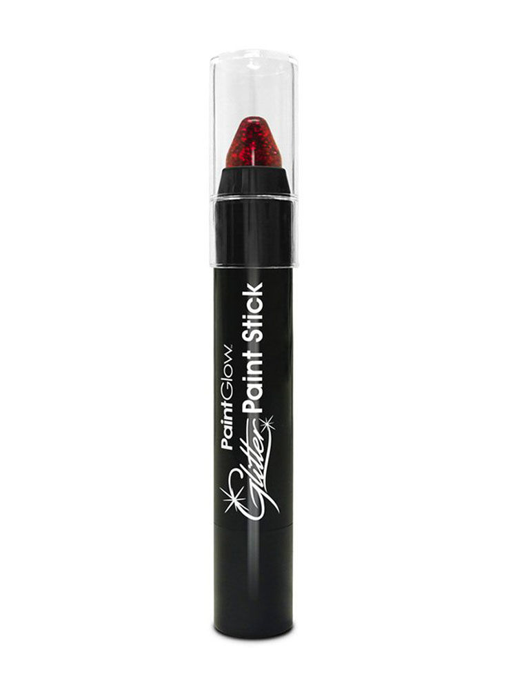 Glitzer Face Paint Stift rot