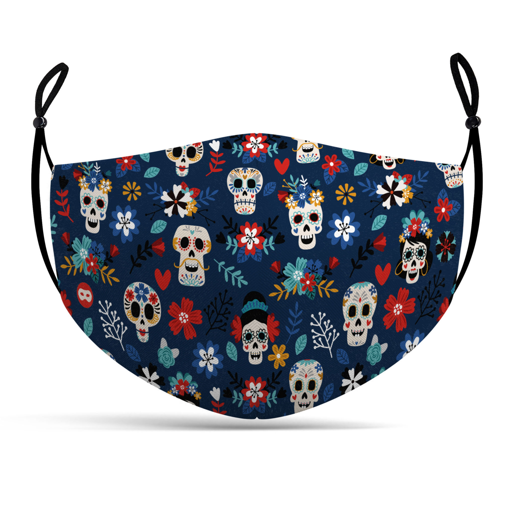 Stoffmaske Dia de los Muertos