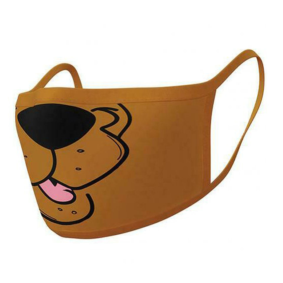 Scooby Doo - Scooby Doo Snuit Stoffen Maskers Dubbelpack