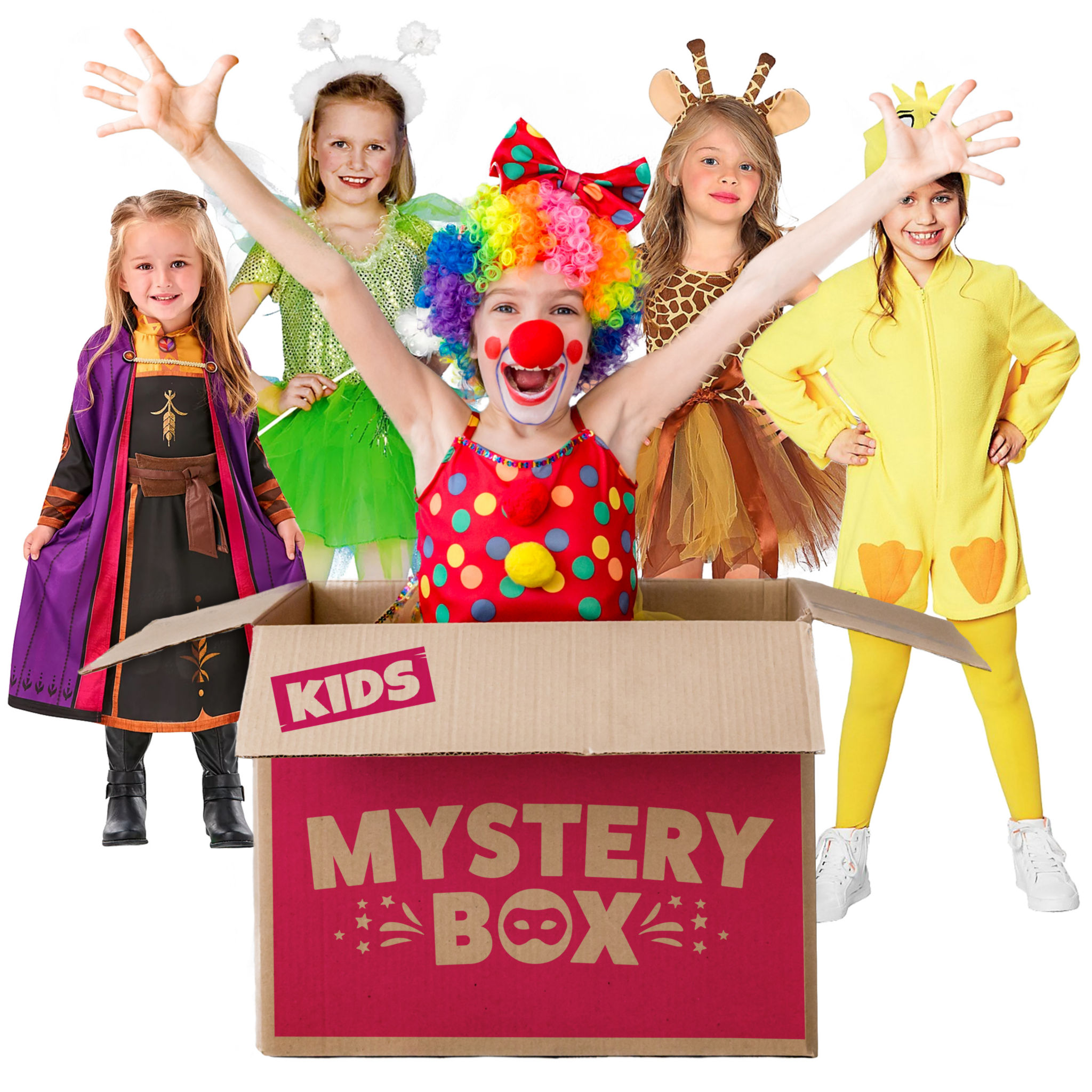 Mystery Box - 3 Kostüme für Mädchen