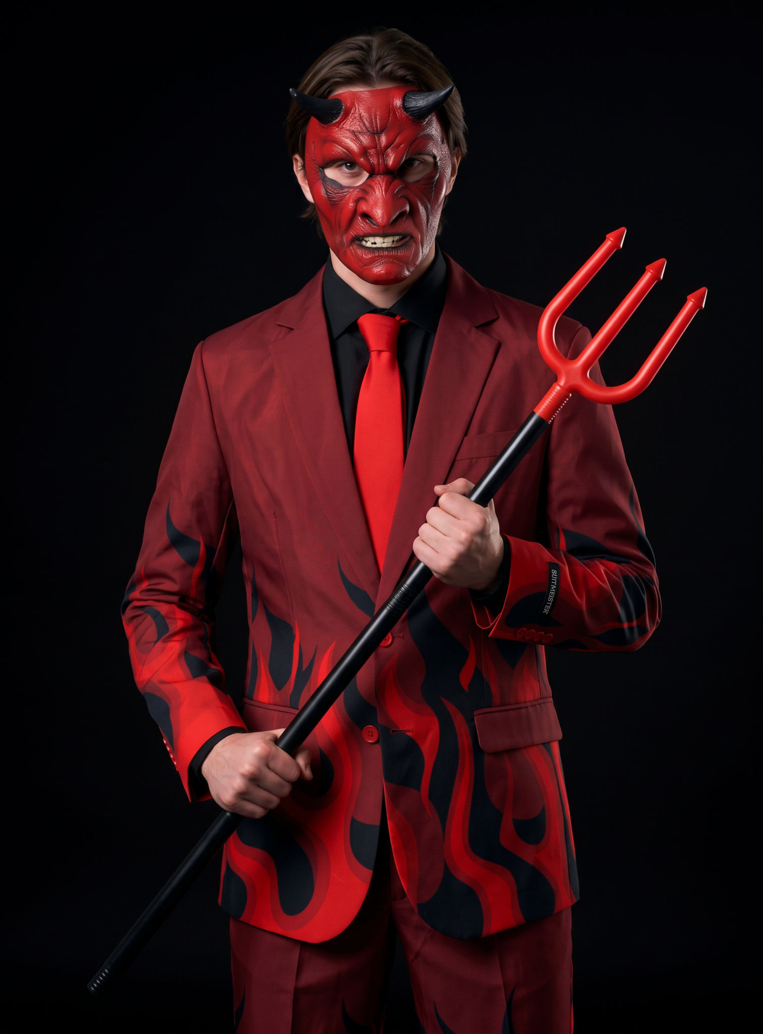 Fieser Teufel Maske des Grauens