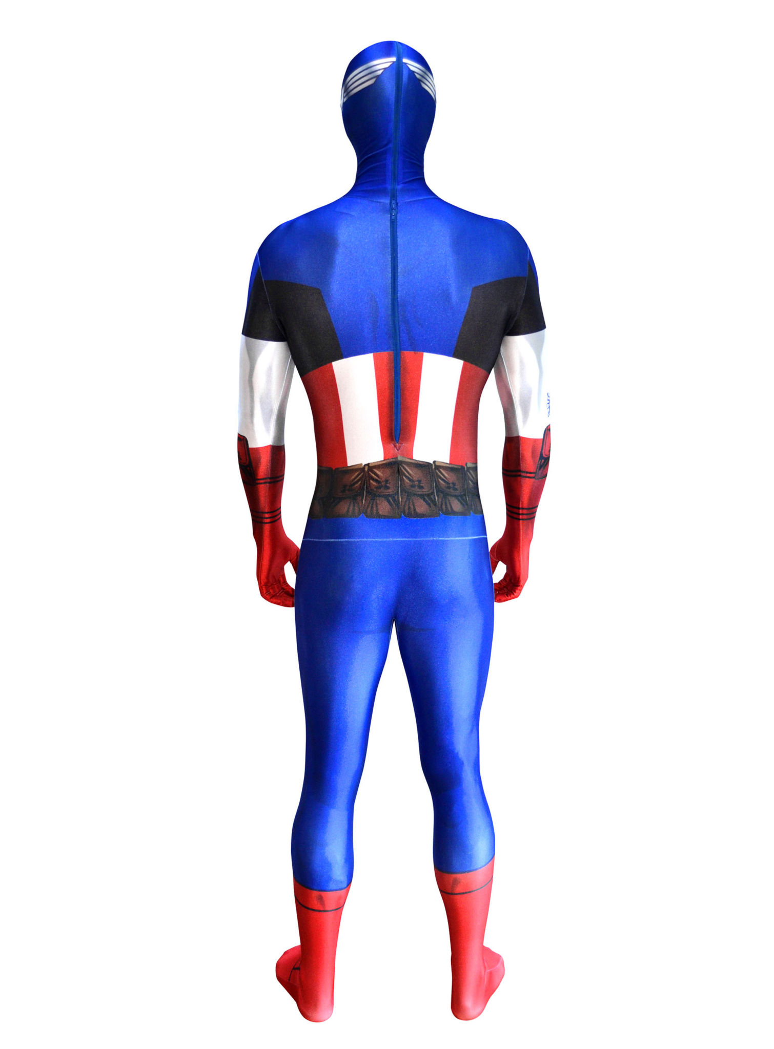 Digital Morphsuit Captain America Volledig Lichaamskostuum