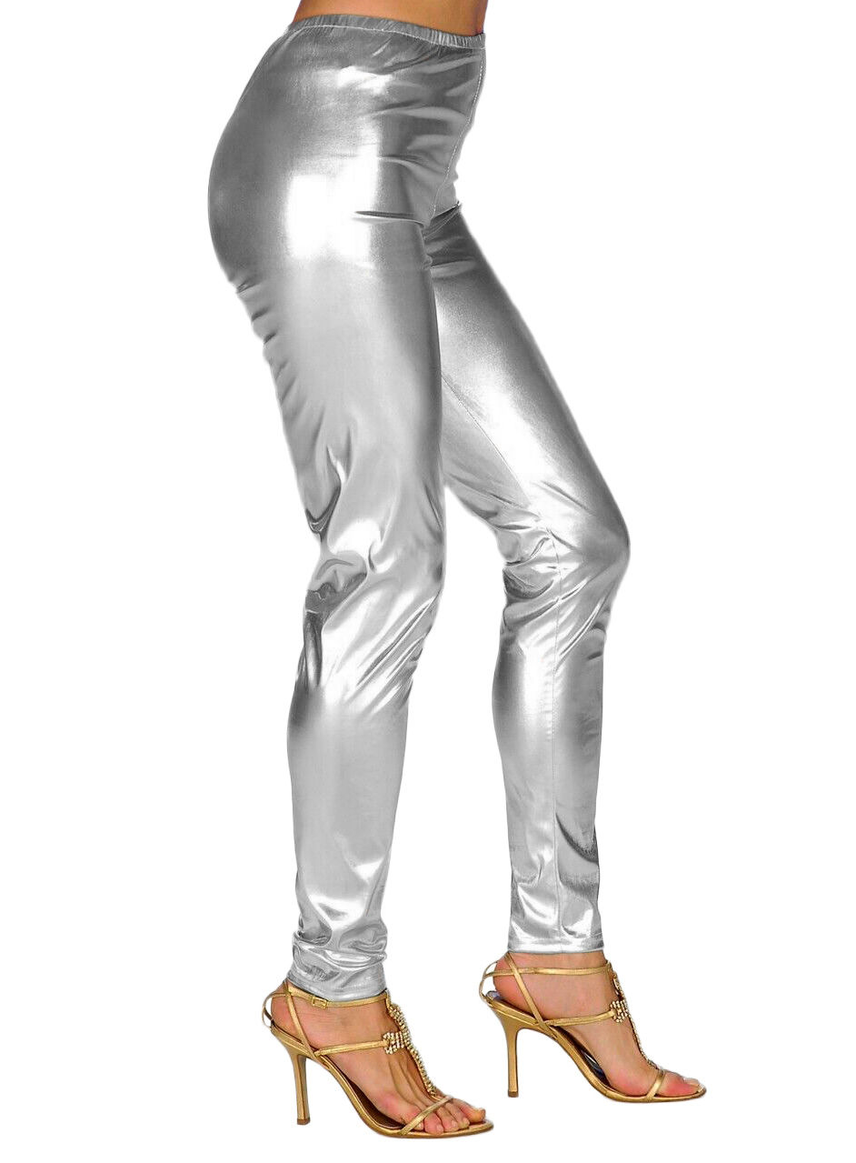 Leggings silber-metallic