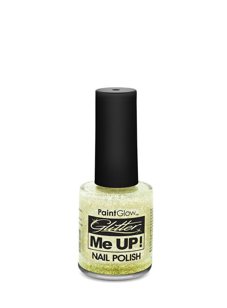Glitzer Nagellack weiß