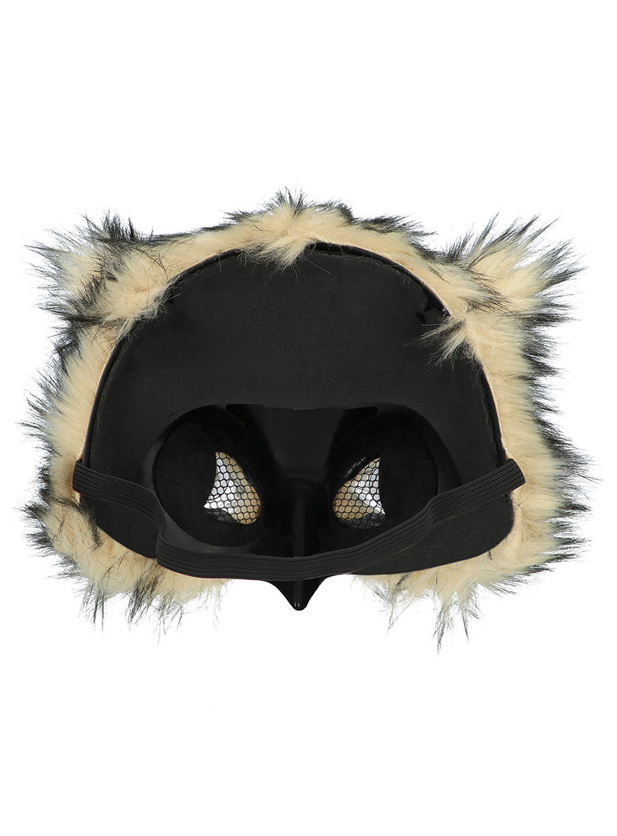 Eule Halbmaske aus Plüsch