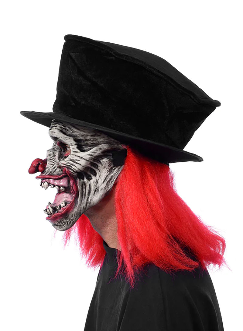 Schwarzer Voodoo Clown Maske