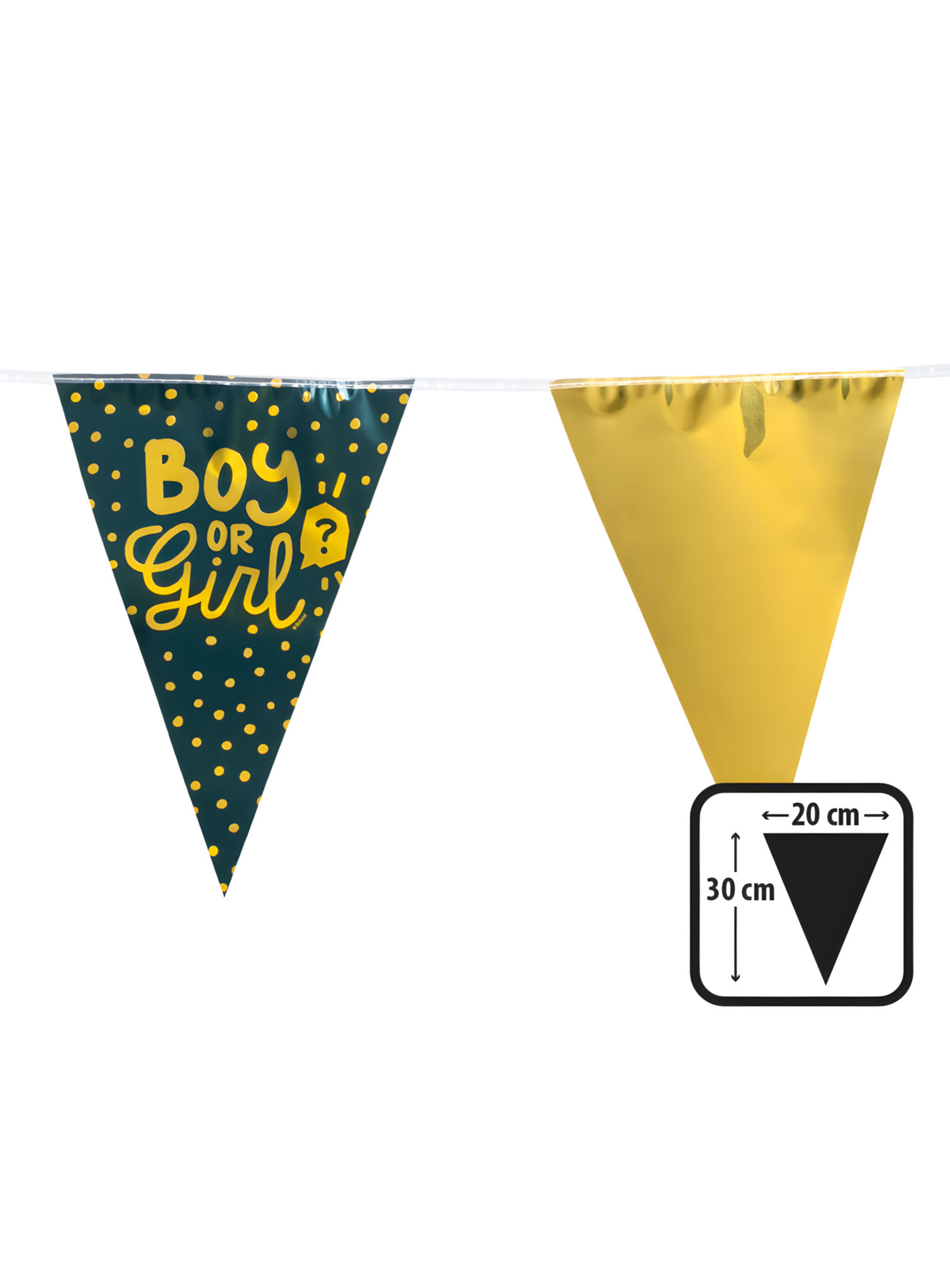 Boy or Girl Wimpelkette 6 Meter