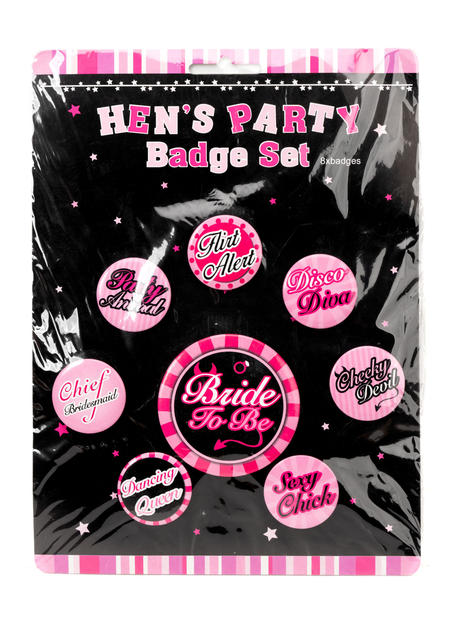 Brautparty Button-Set