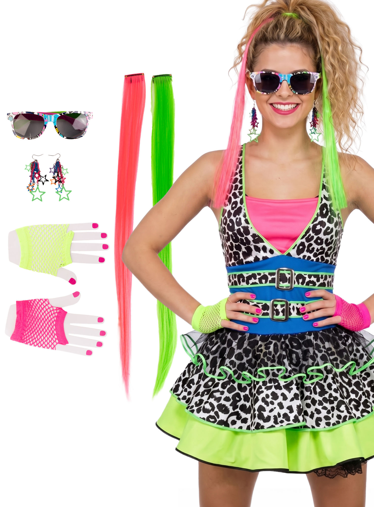 80er Accessoire-Set