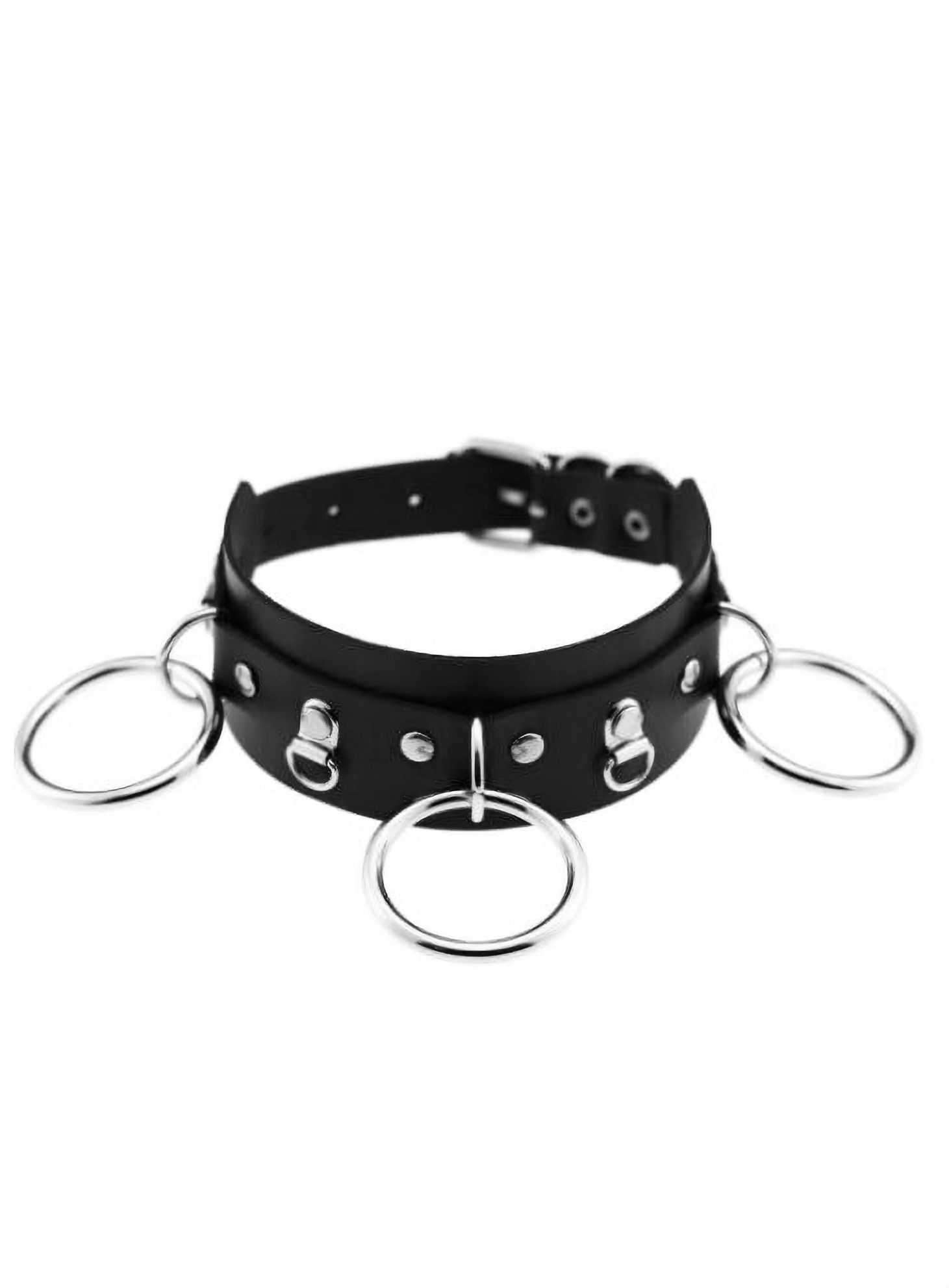 Halsband Triple O-Ring Fetisch