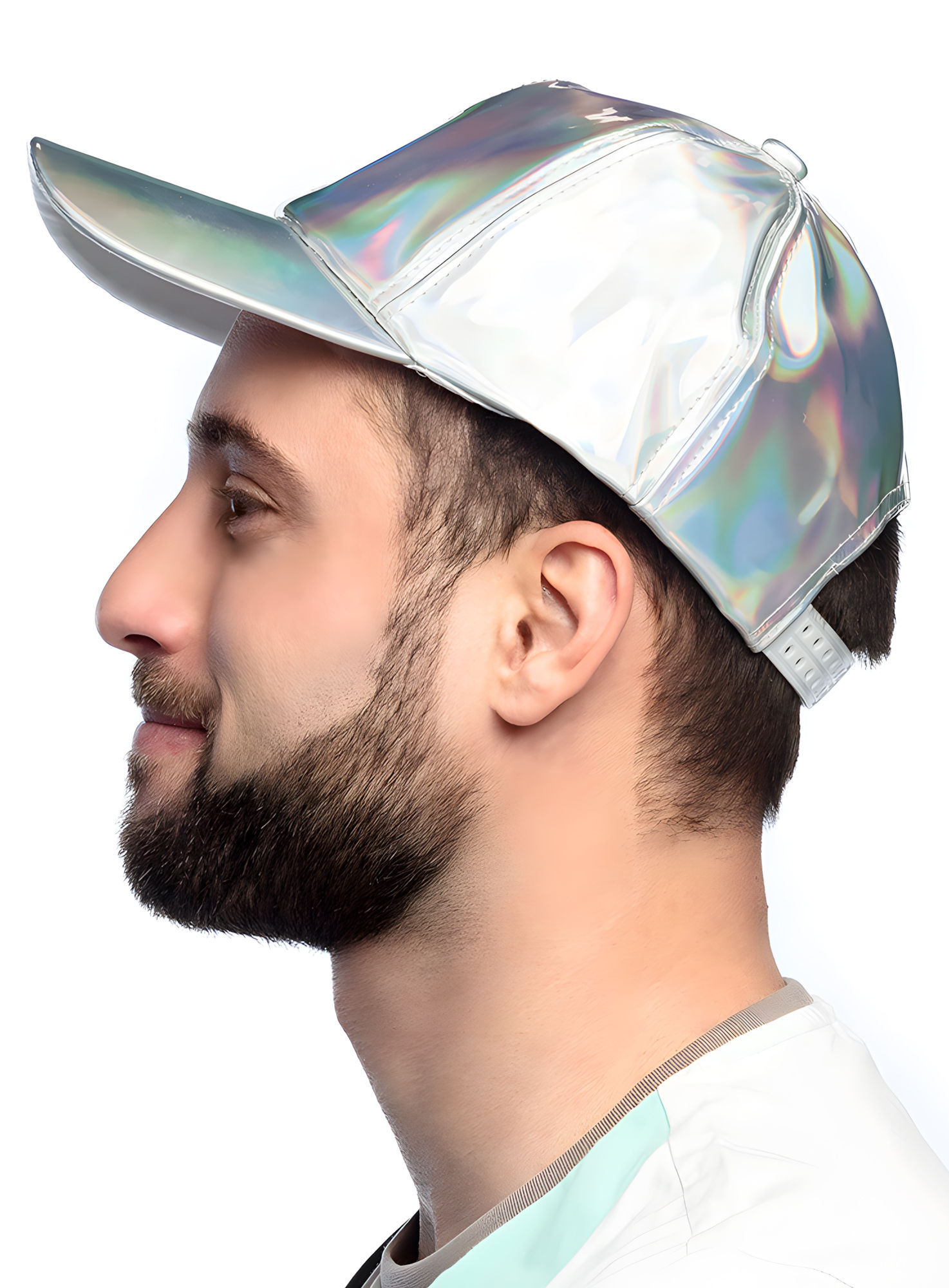 Baseball Cap Holo Silber