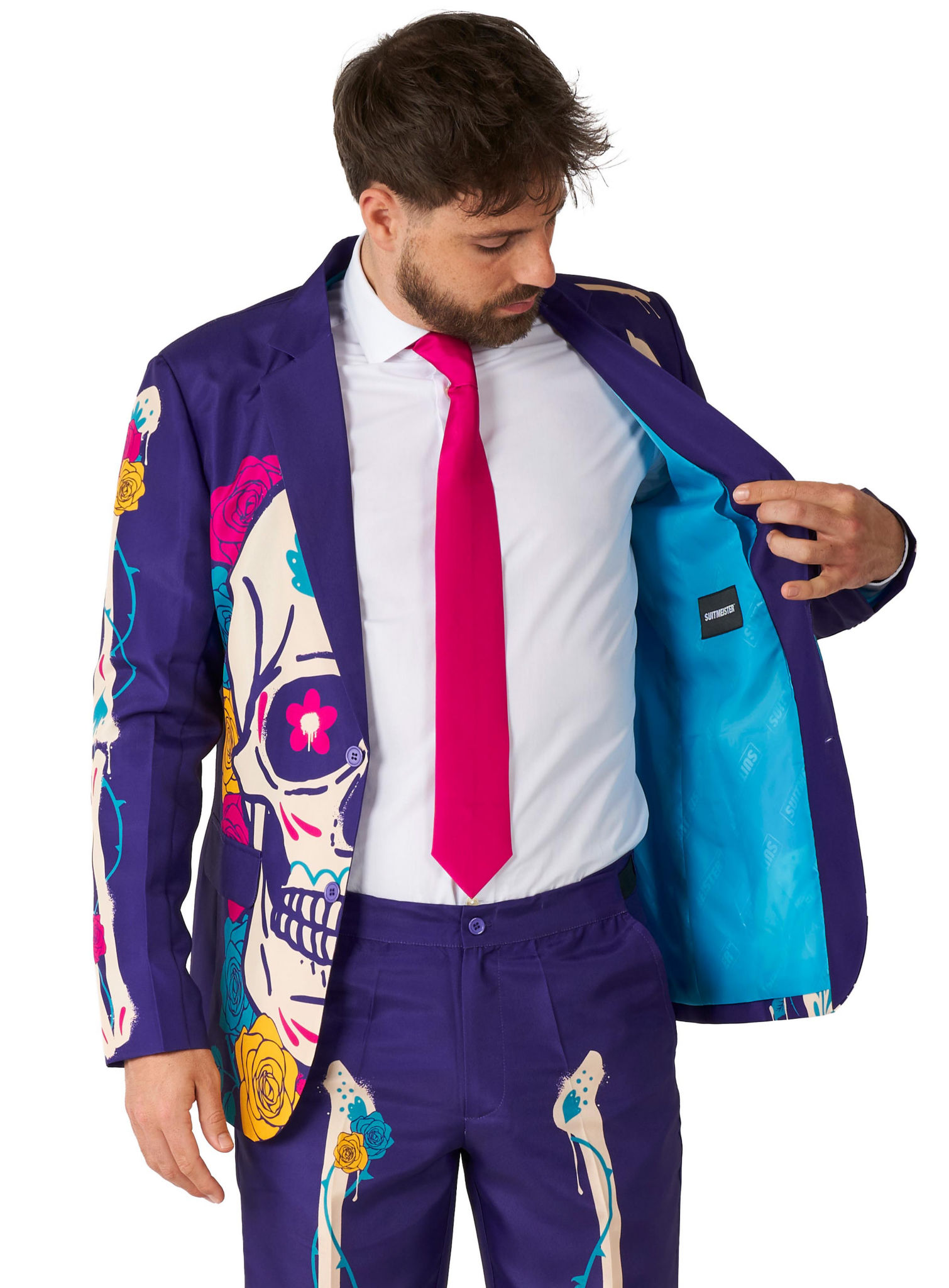 SuitMeister Sugar Skull Anzug