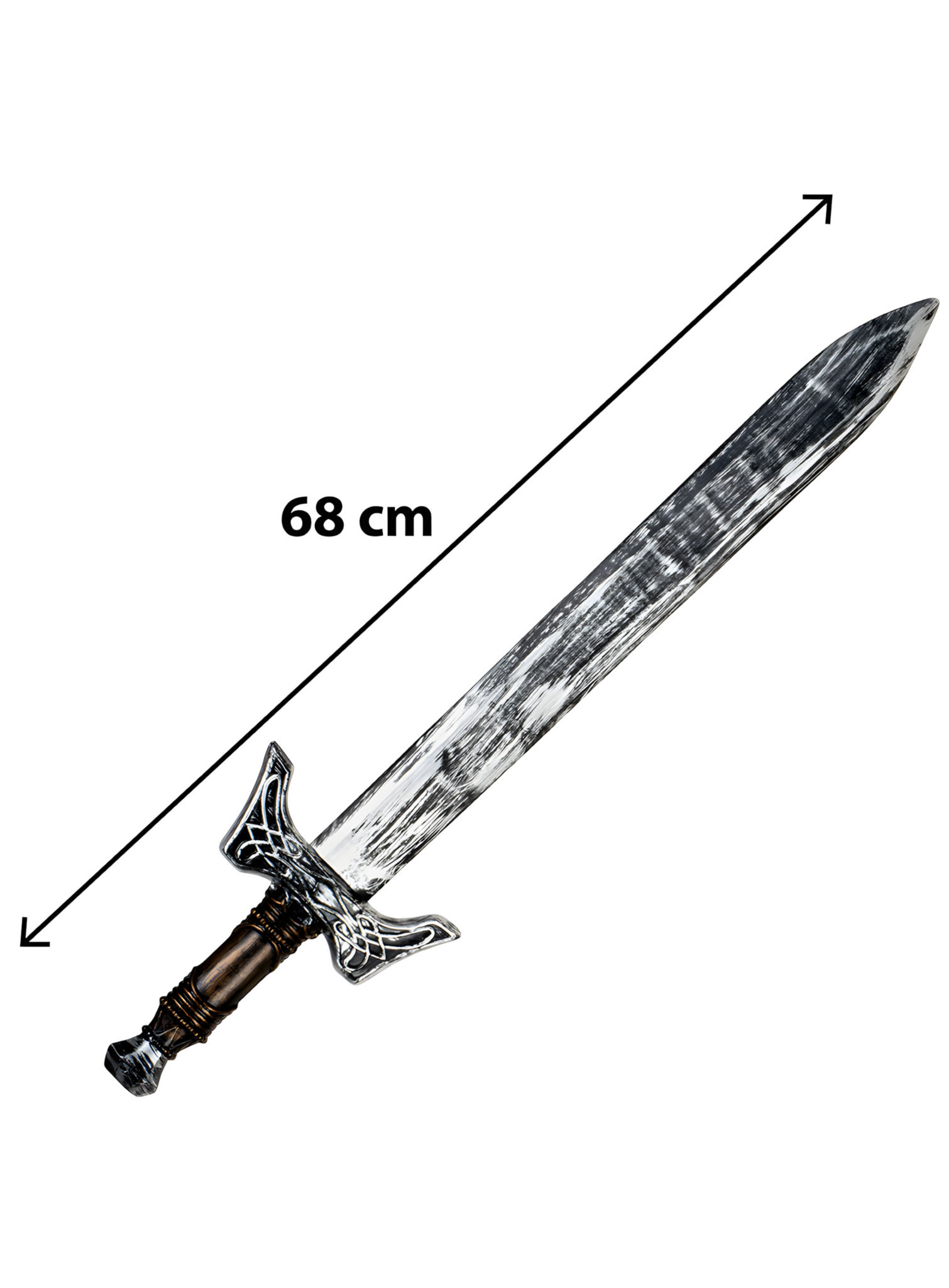 Ritterschwert aus Kunststoff 68 cm