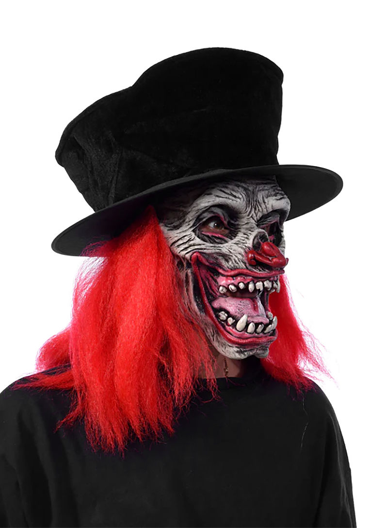 Schwarzer Voodoo Clown Maske