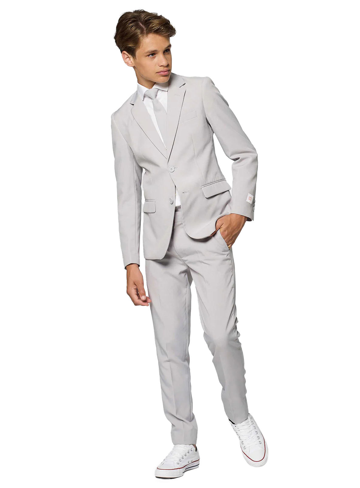 OppoSuits grauer Anzug für Jungen