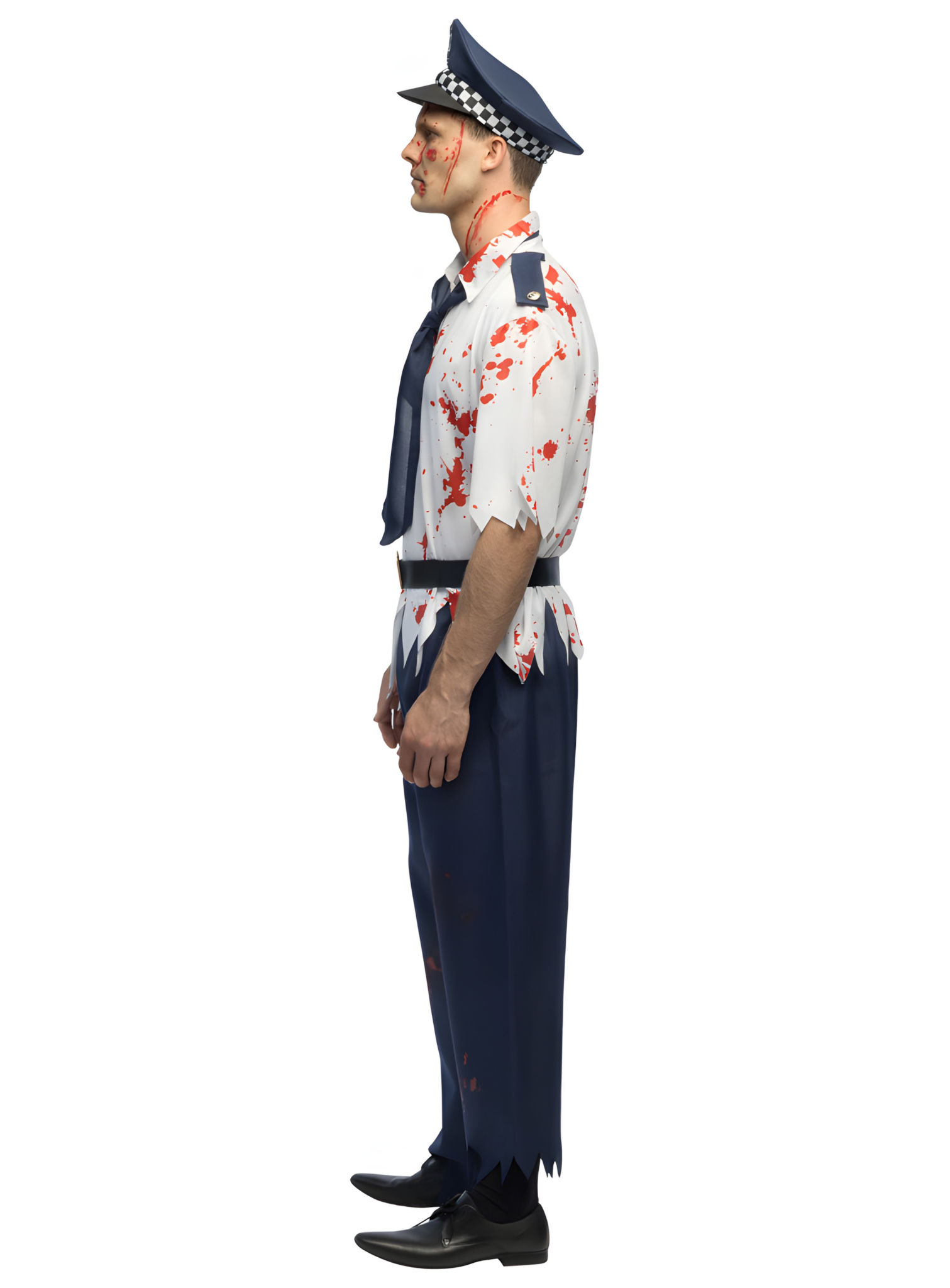 Zombie Polizist Walker Kostüm