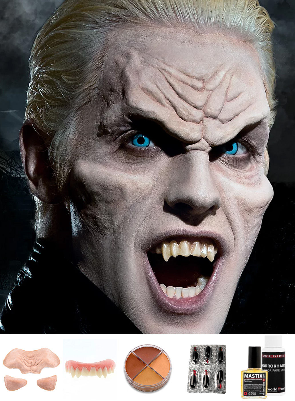 Vampir Make-up Deluxe Set