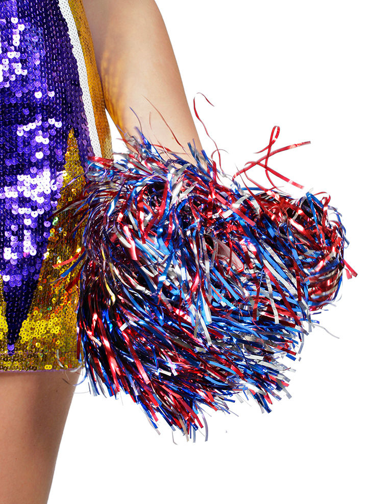 Cheerleader Pompom Metallic