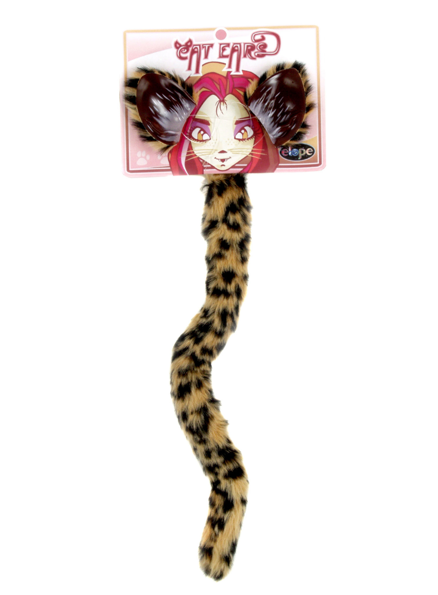 Gefleckte Katze Accessoire Set