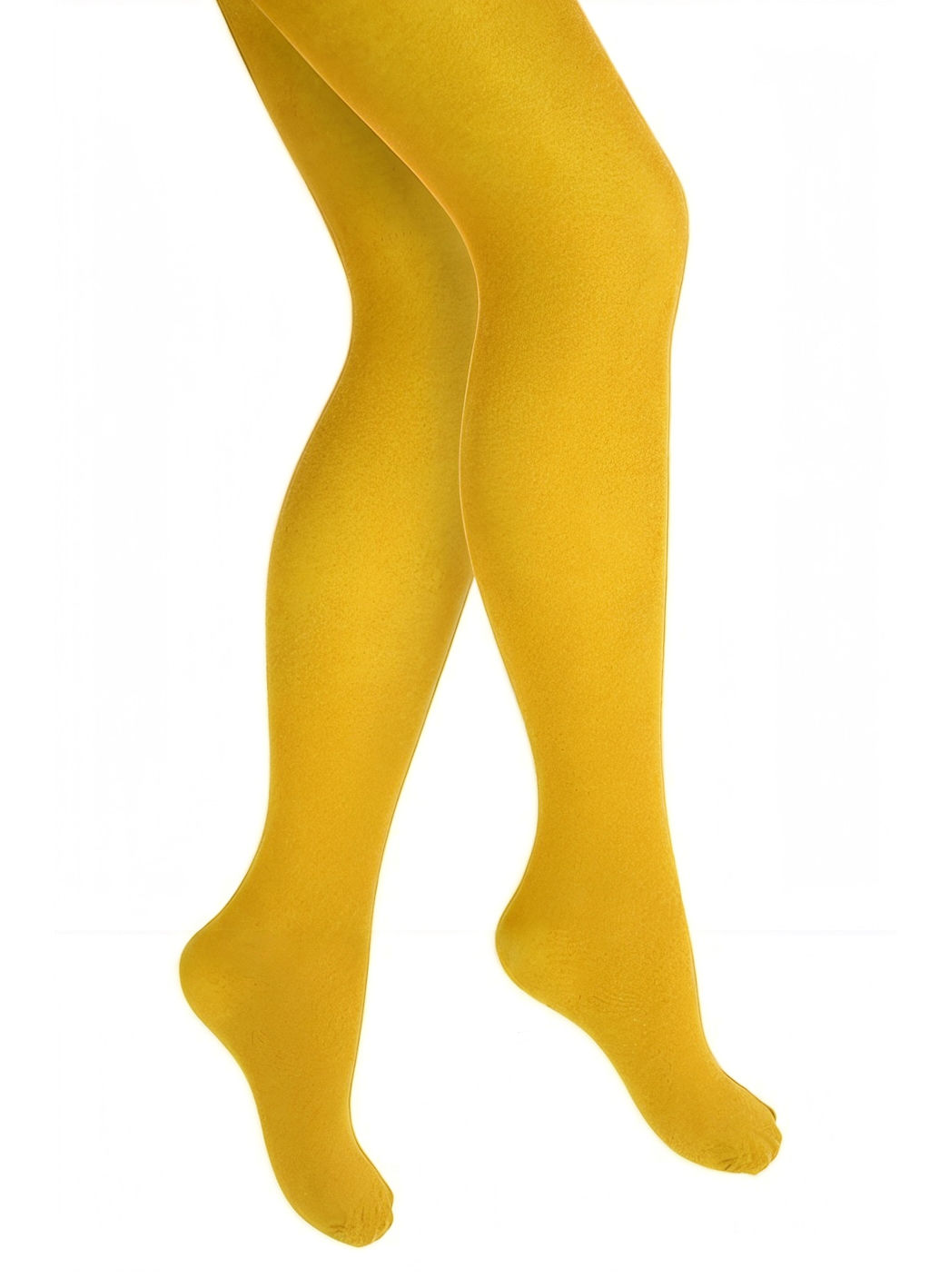 Blickdichte Strumpfhose Kinder gelb