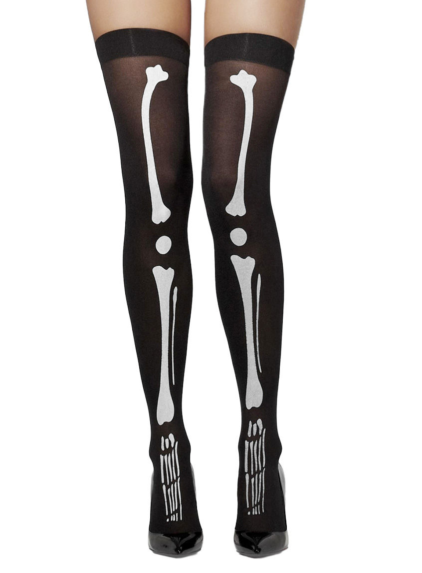 Knochen Design Overknees
