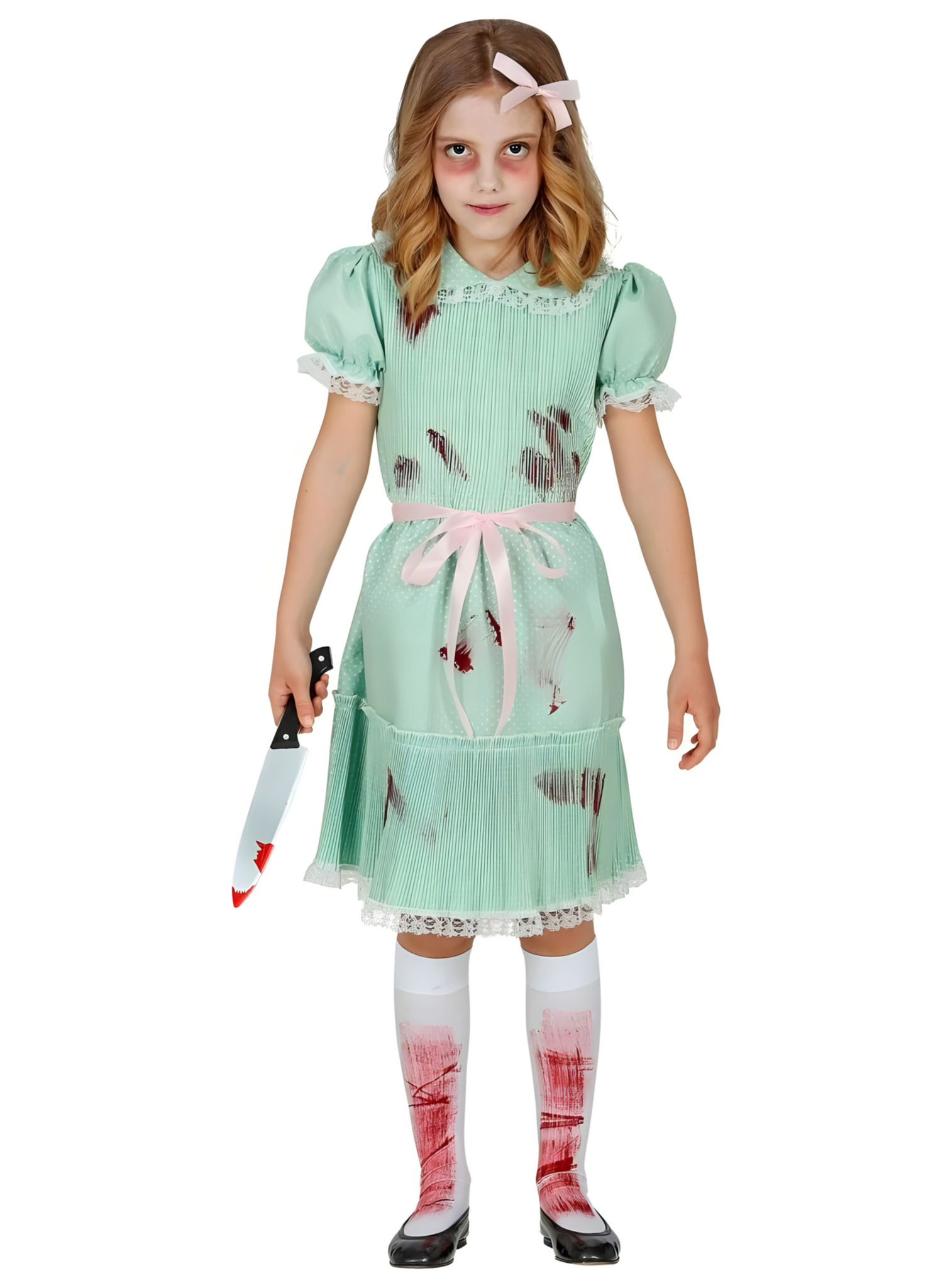 Horrorzwilling Kostüm für Mädchen