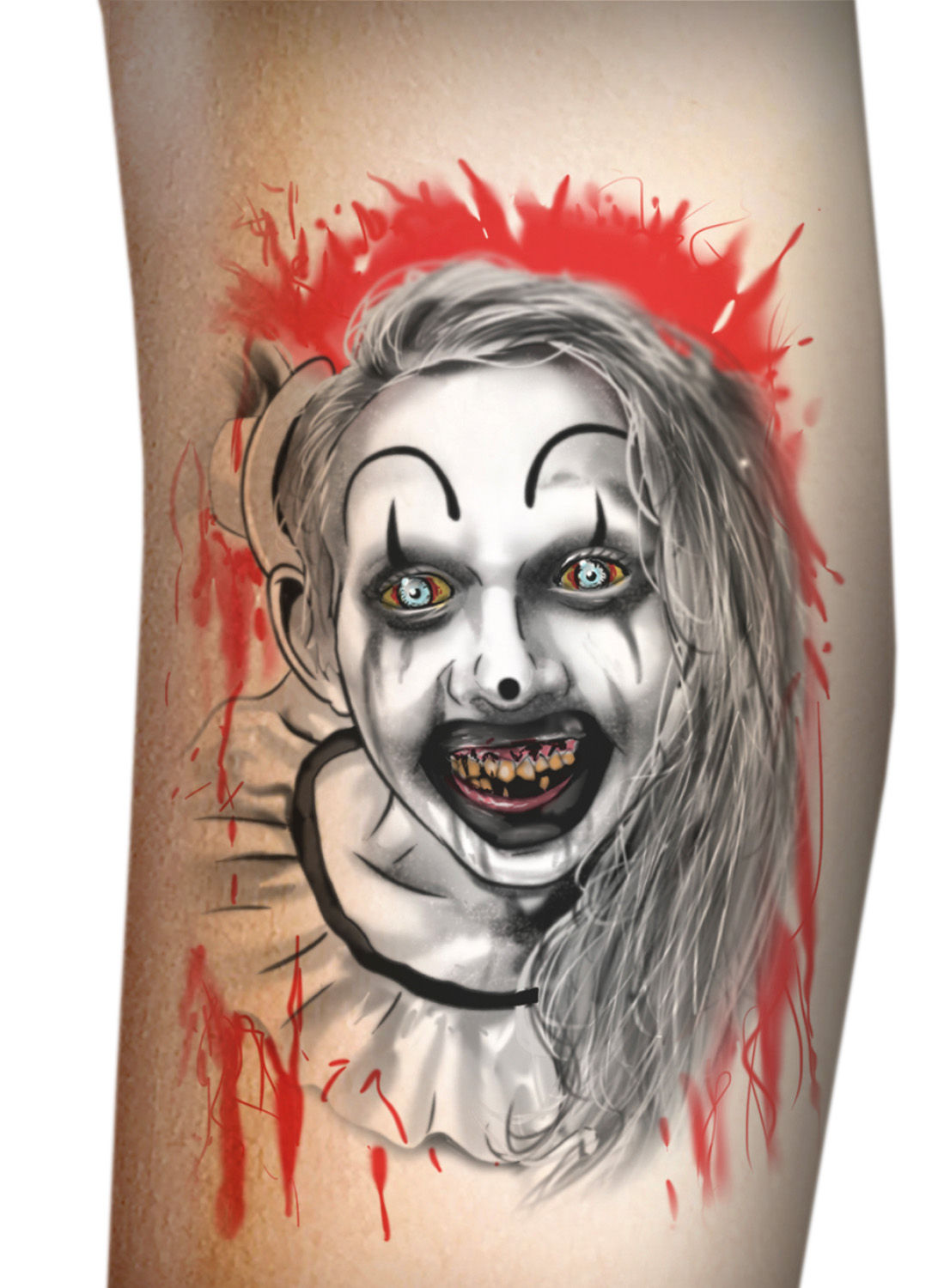 Terrifier – Pale Girl Klebetattoo