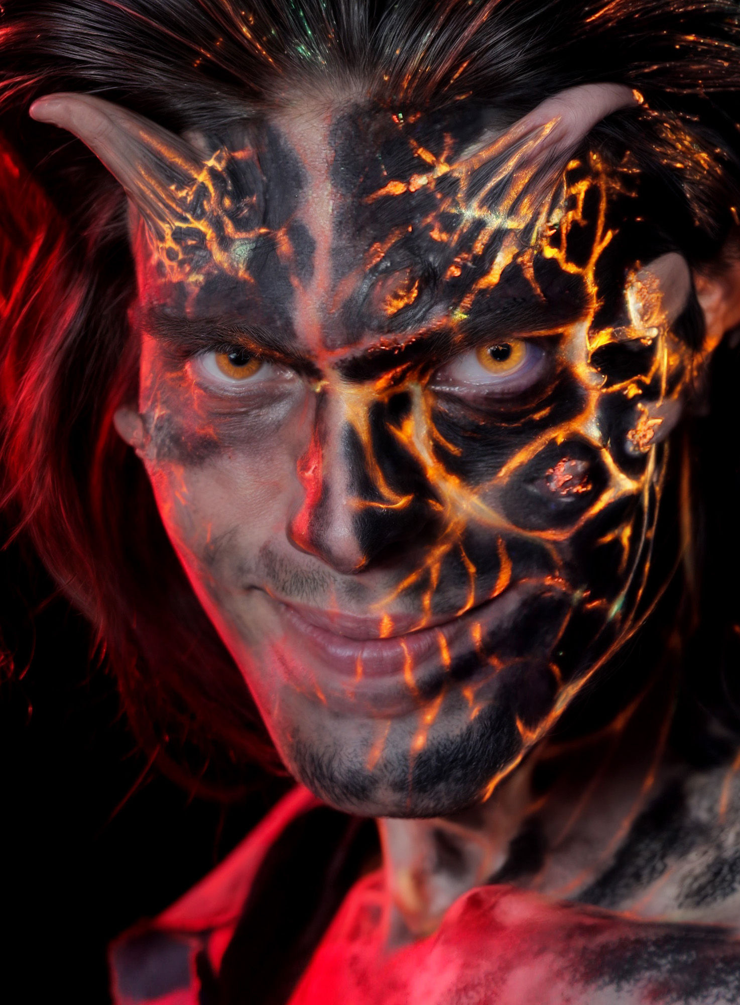 UV Make-up Set Lava Dämon