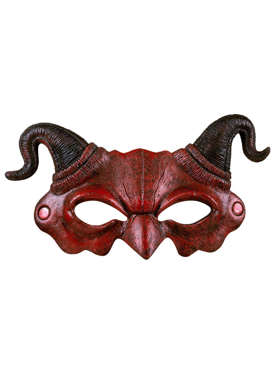 Roter Teufel Maske aus PU-Schaum