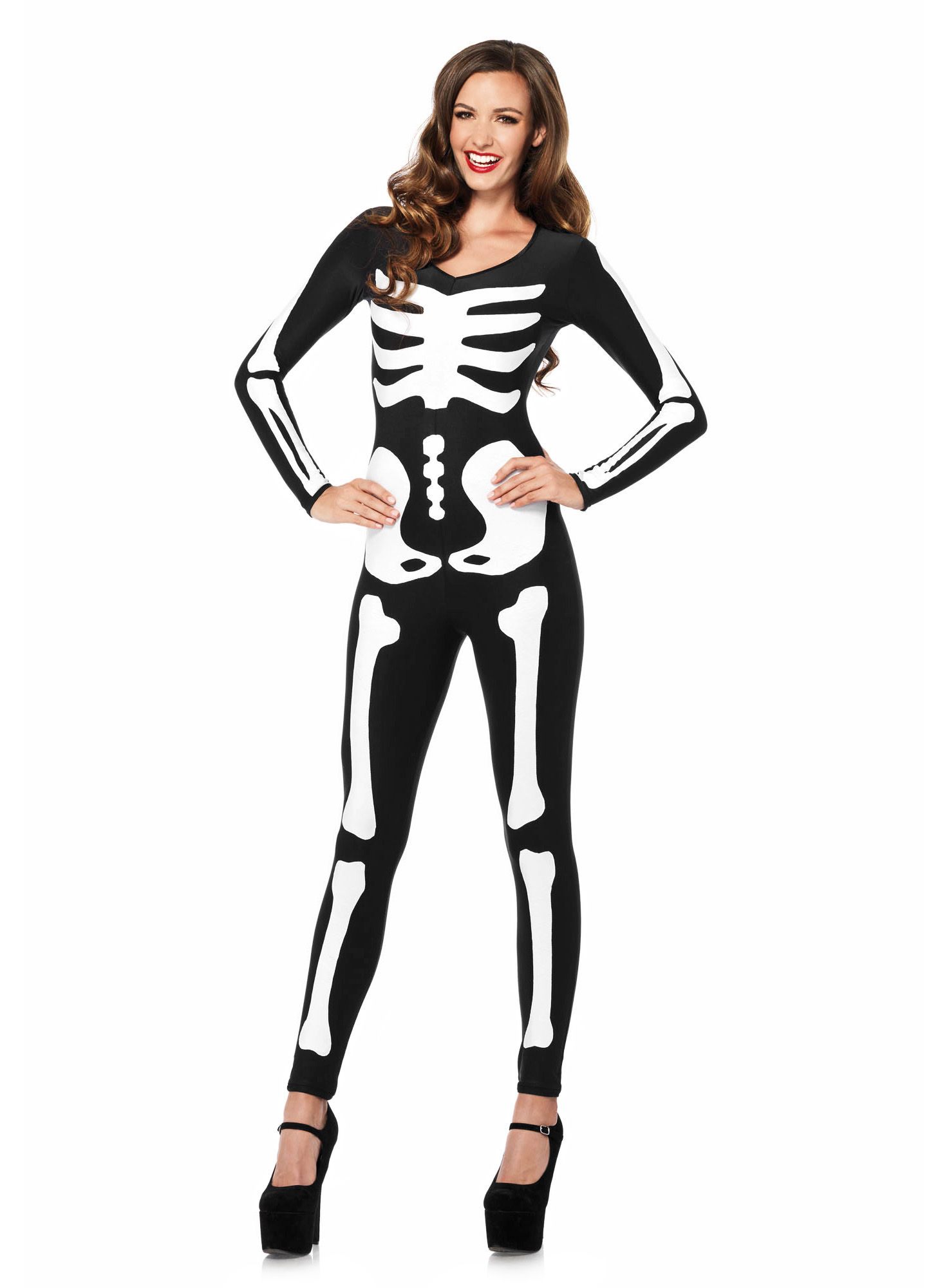 Skelett-Catsuit