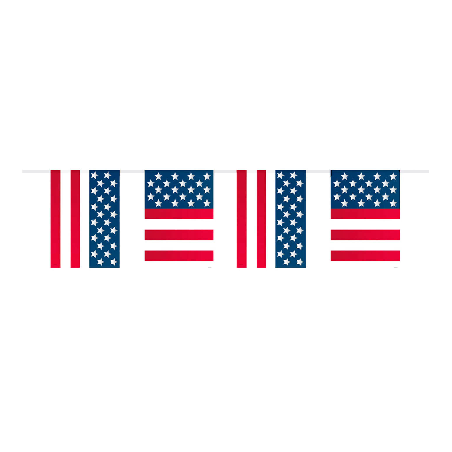 USA Super Bowl Party Wimpelkette 10 Meter