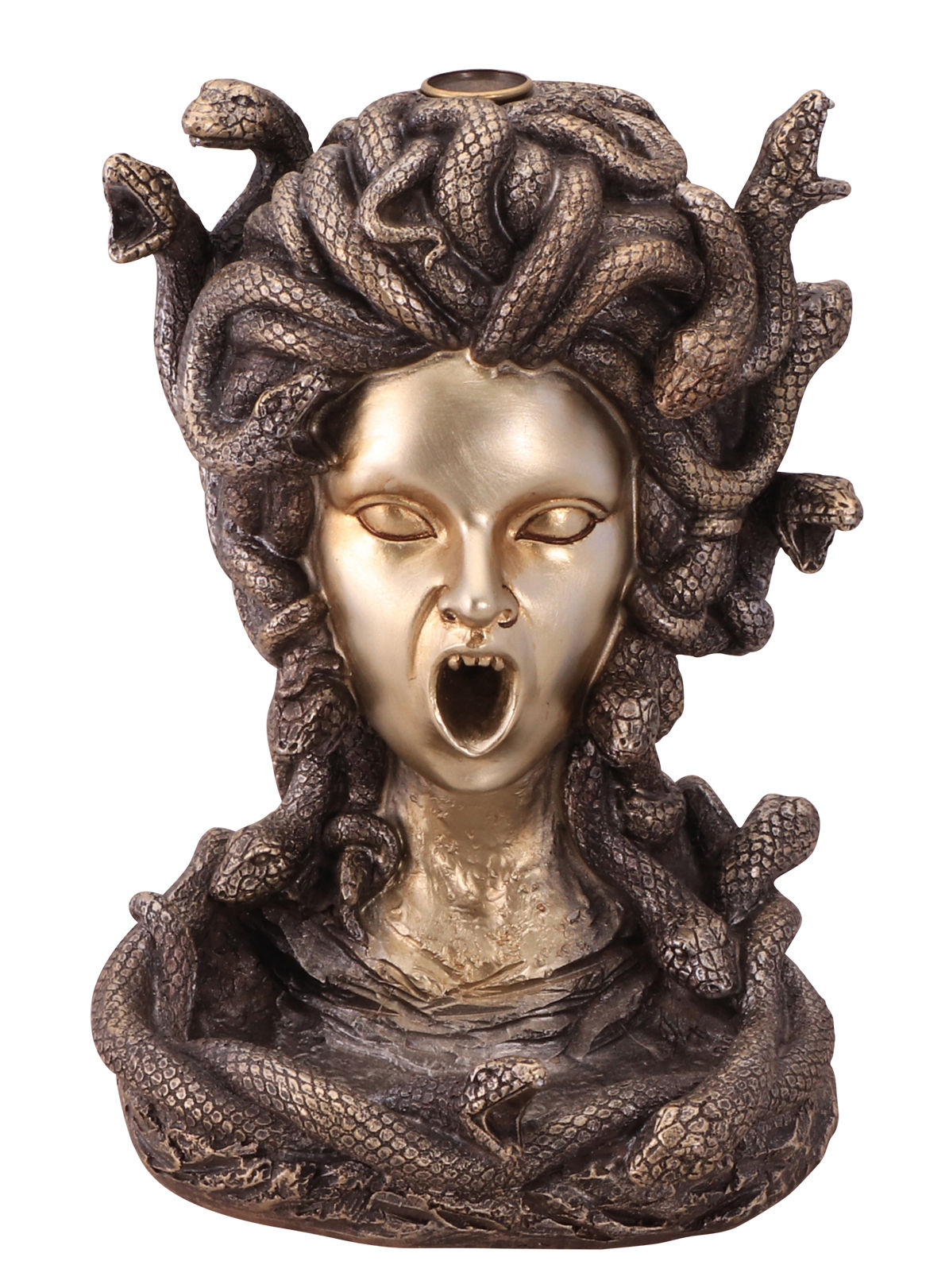 Medusa Räucherbrunnen Halloweendeko