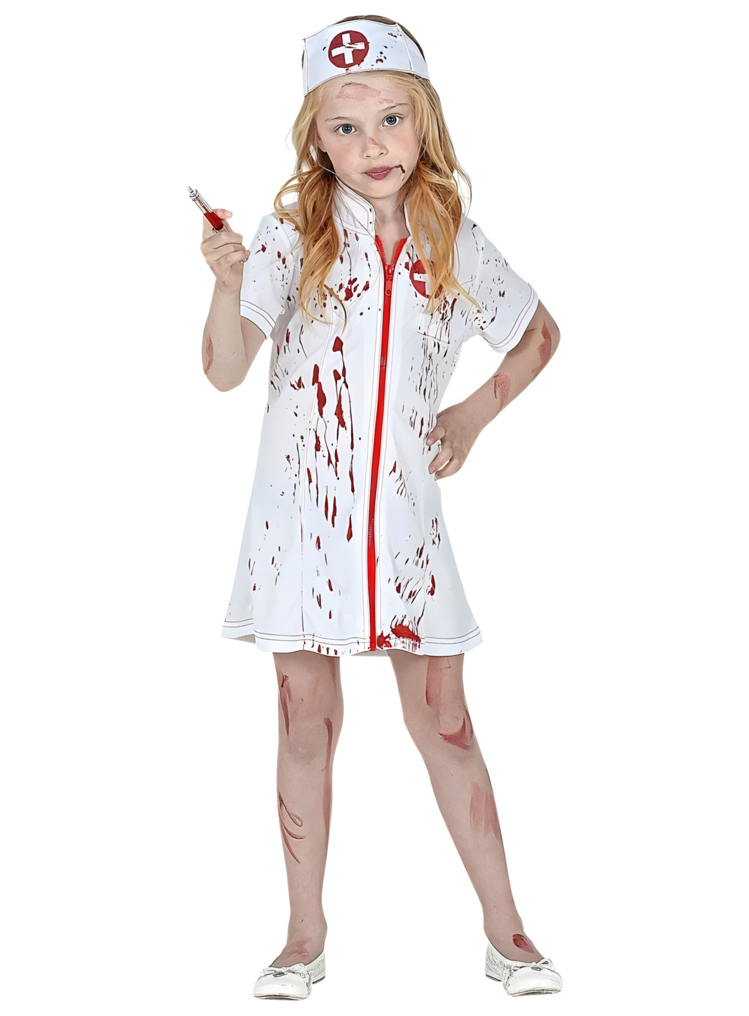 Zombie Krankenschwester Kostüm für Kinder
