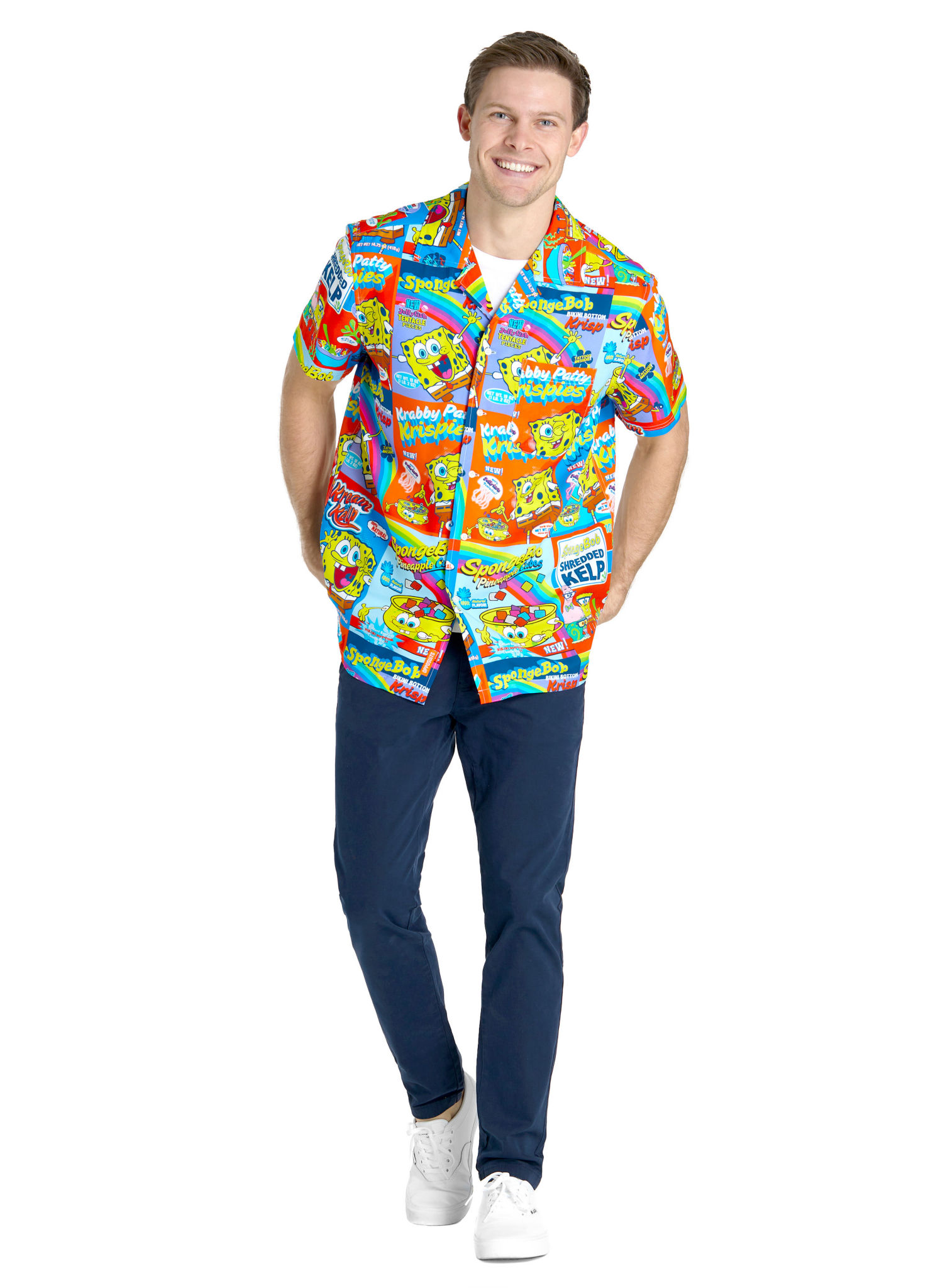 OppoSuits Spongebob Breakfast Sommerhemd