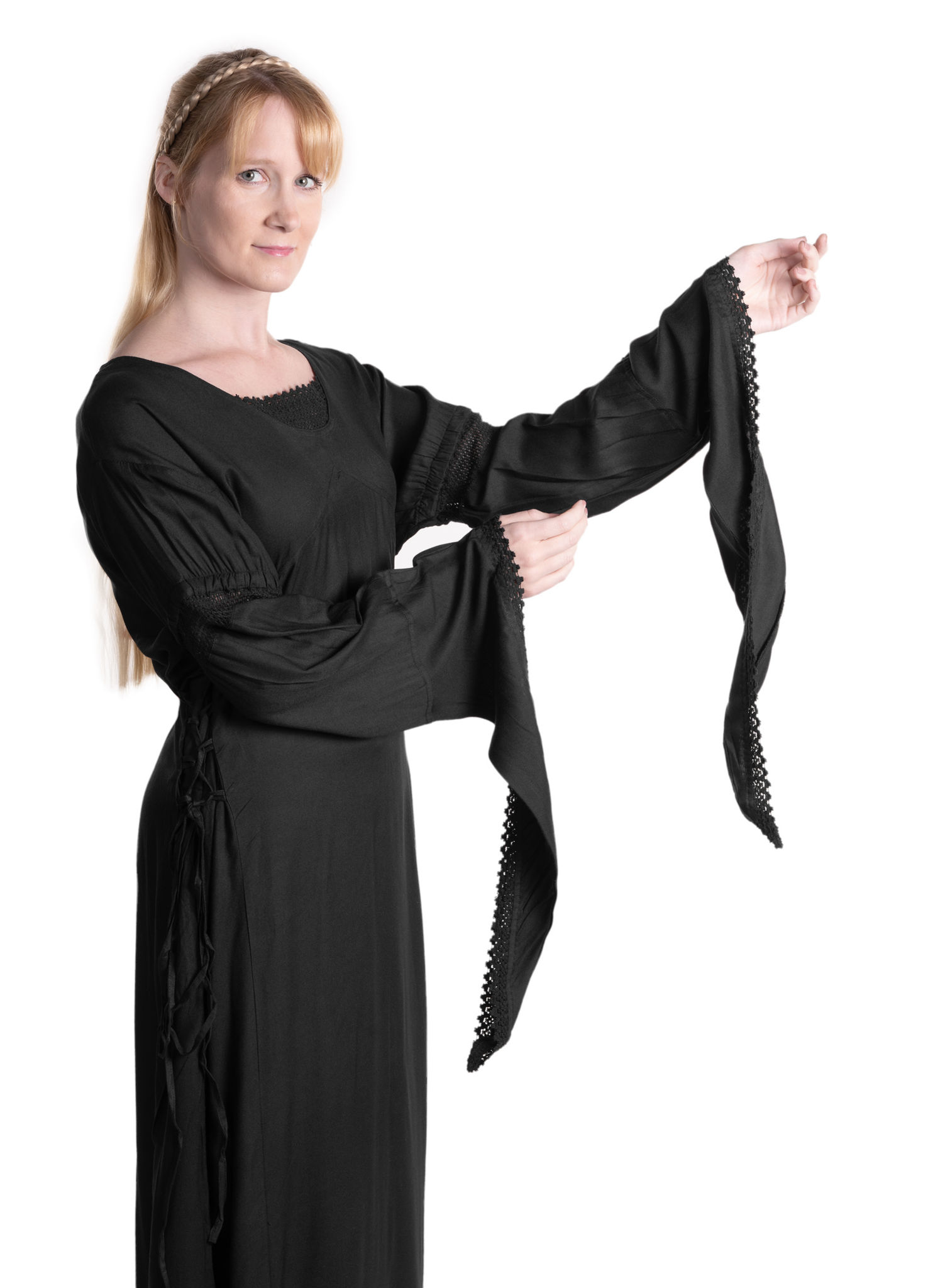 Mittelalterkleid mit Besatz - Philomena