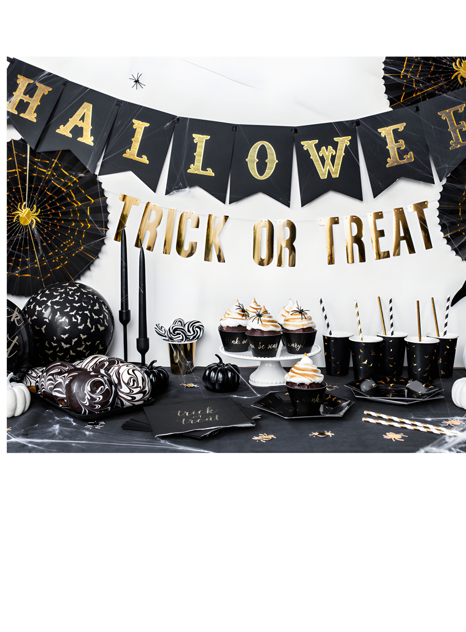 Halloween Schriftzug Wimpelkette – 1,75 m