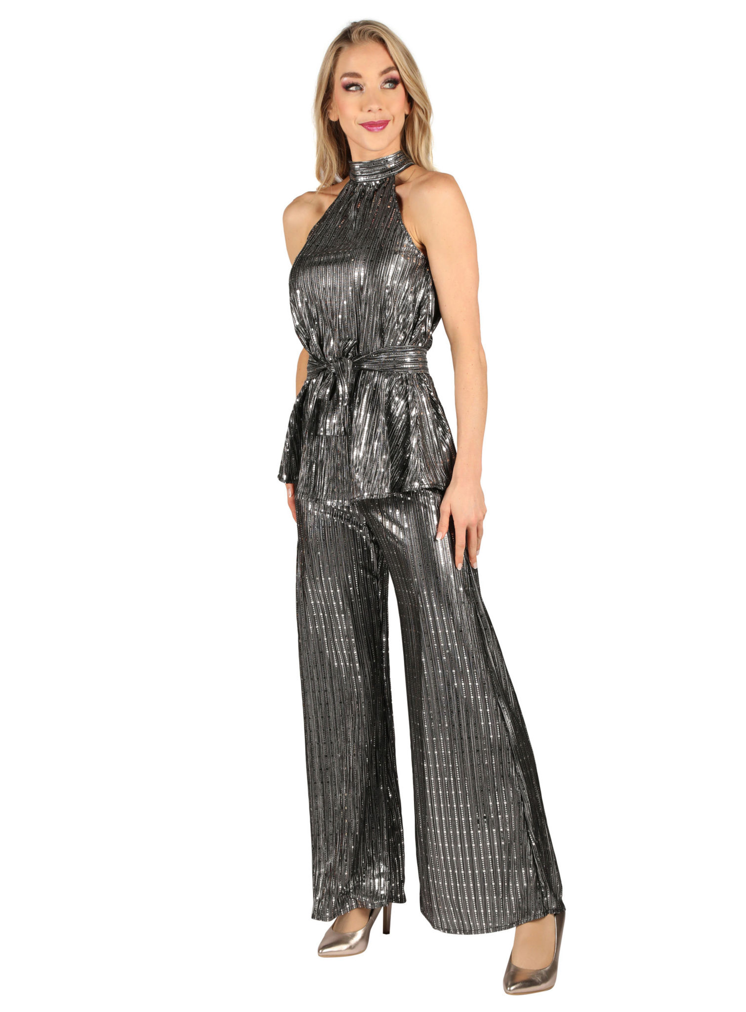 Disco Diva Dress silber