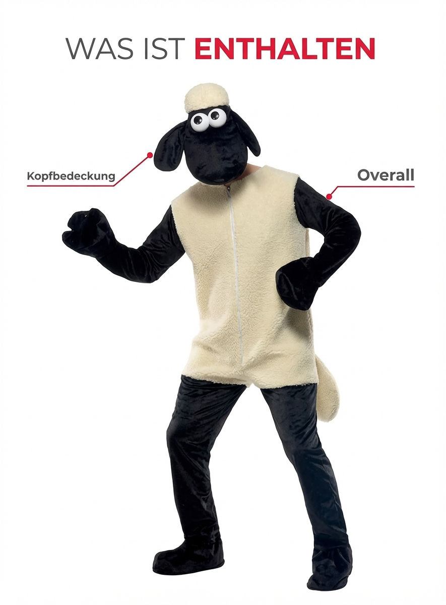 Shaun das Schaf Kostüm