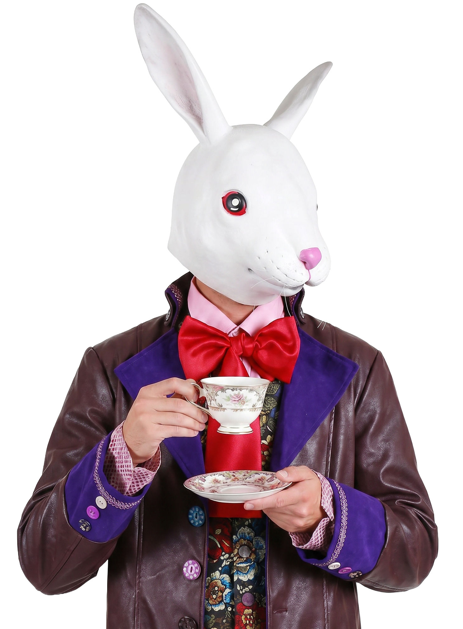 Wit Konijn Masker Van Latex