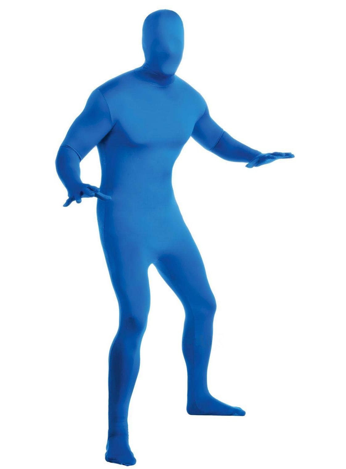 Blaues Ganzkörperkostüm
