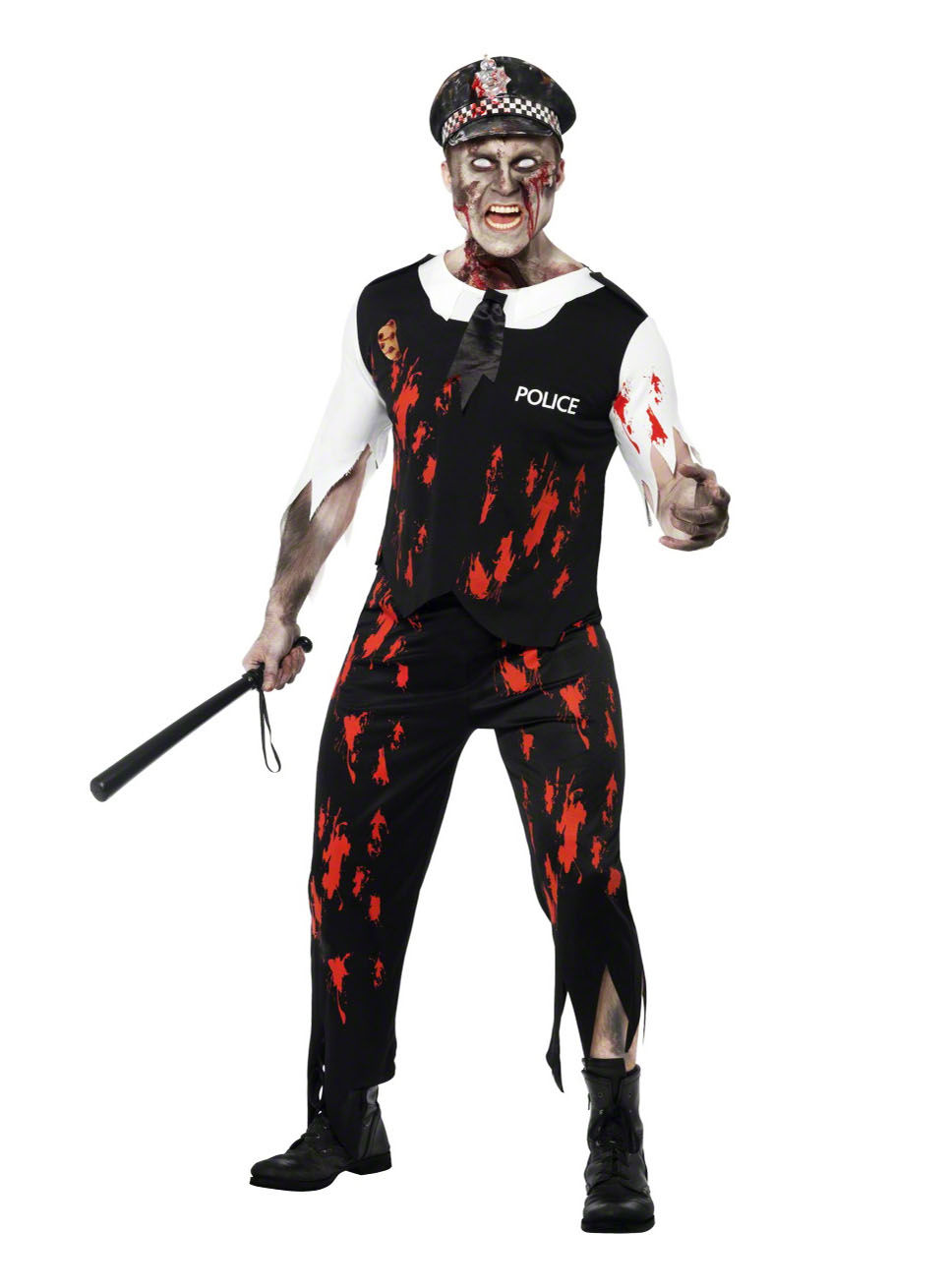Zombie Polizist Kostüm