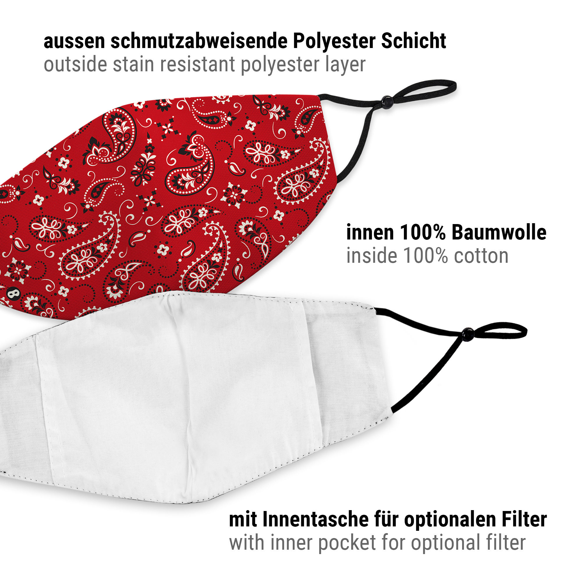 Stoffmaske Bandana