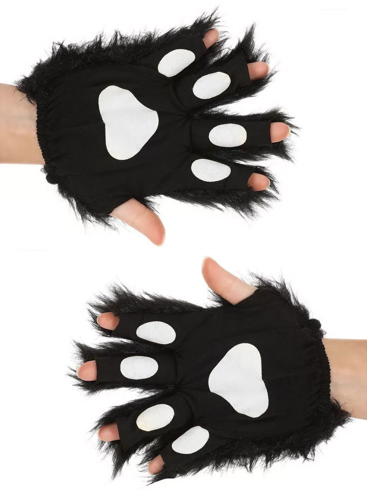 Fingerlose Tatzen schwarz