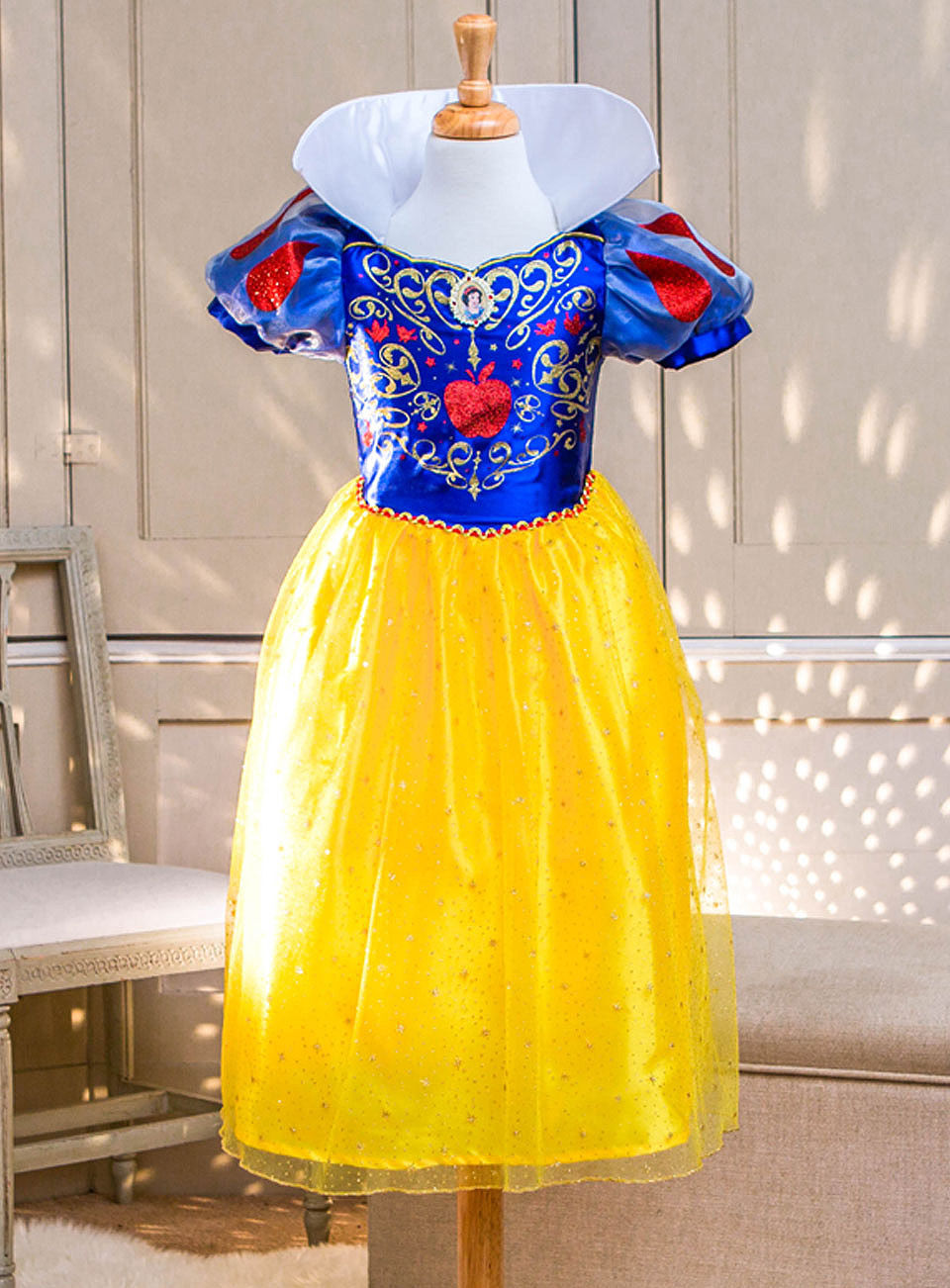 Disney Prinzessin Schneewittchen Glitzerkostüm für Kinder