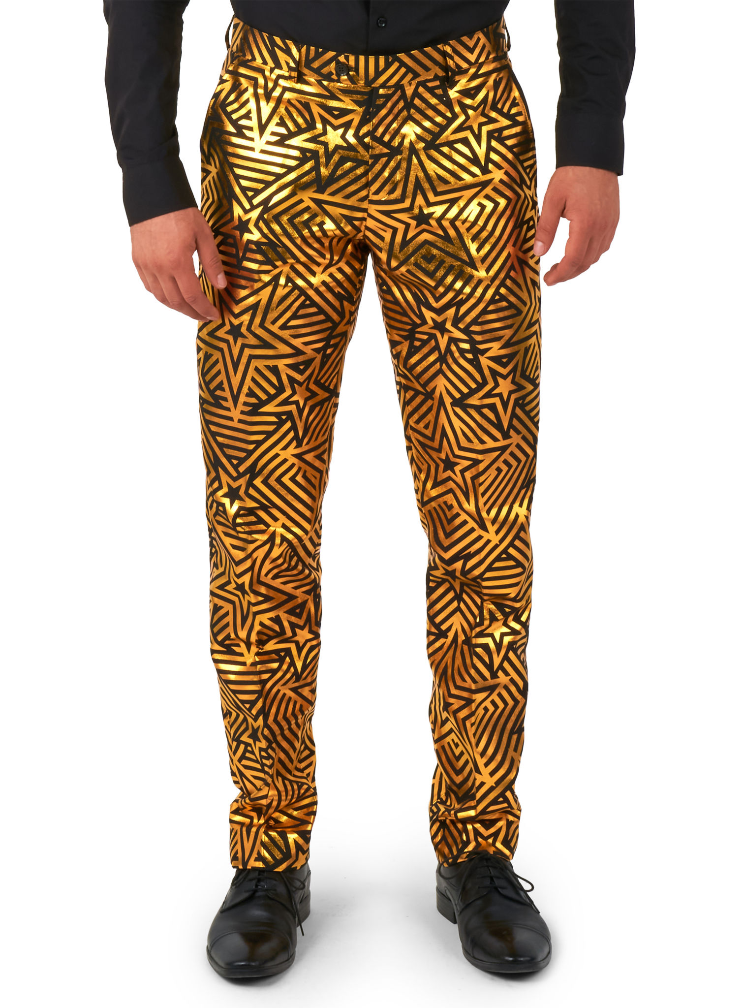 OppoSuits Golden Geo Star Anzug