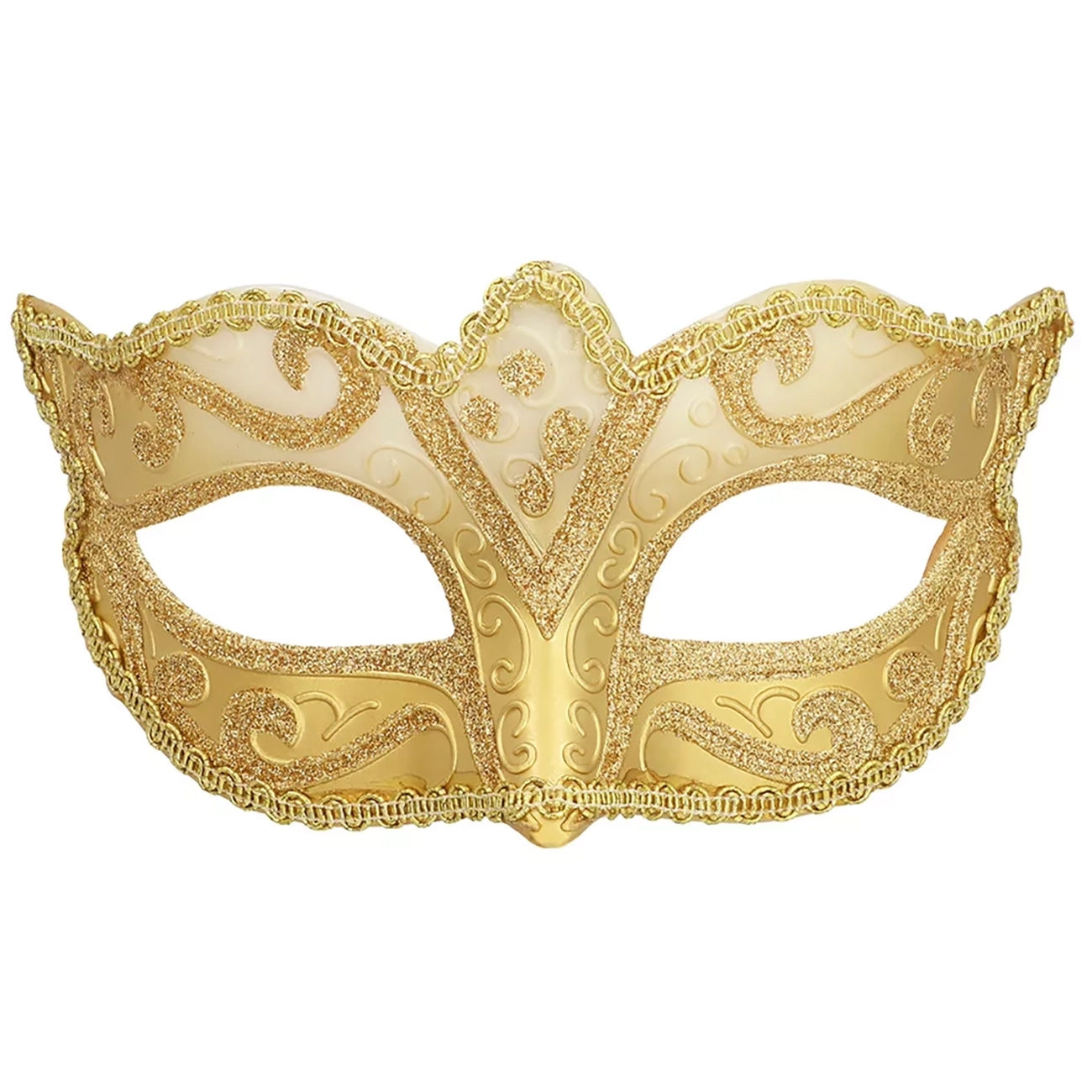Venetiaans plastic masker goud