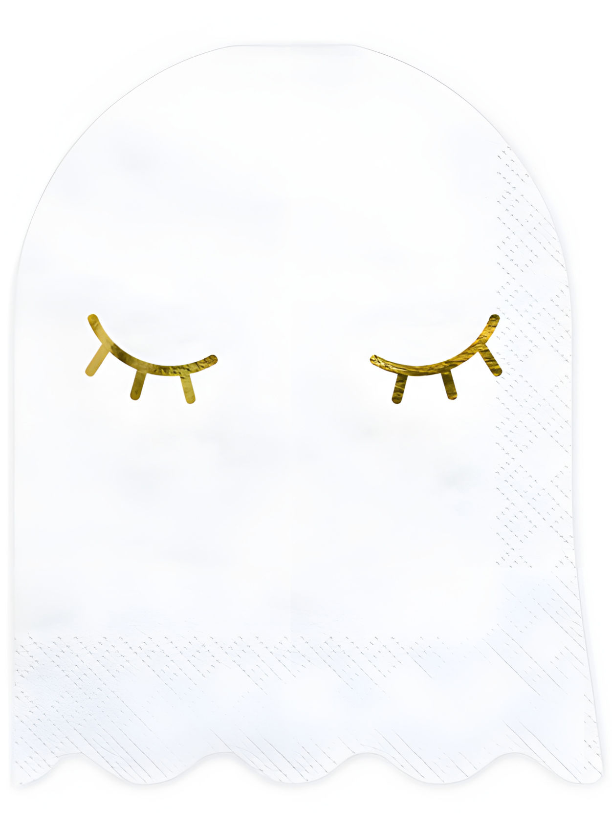 Geist Servietten mit Gold-Wimpern, 20 Stück