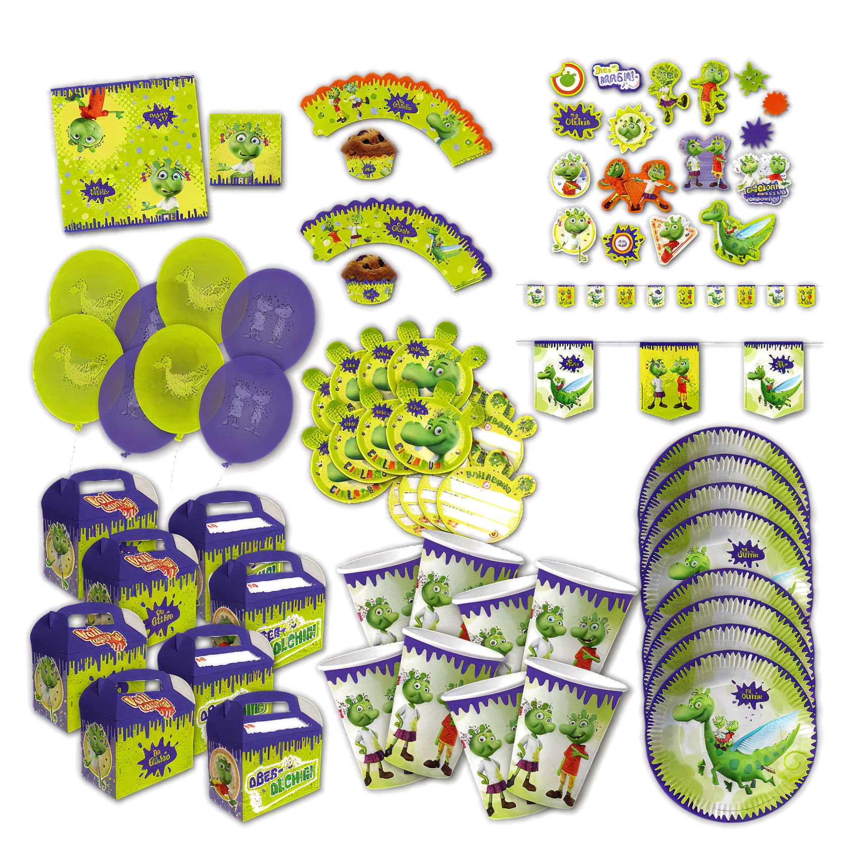 Die Olchis – Partybox, 129-teilig